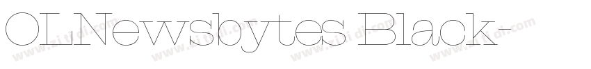 OLNewsbytes Black字体转换
